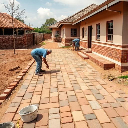 Paving Blocks Installation